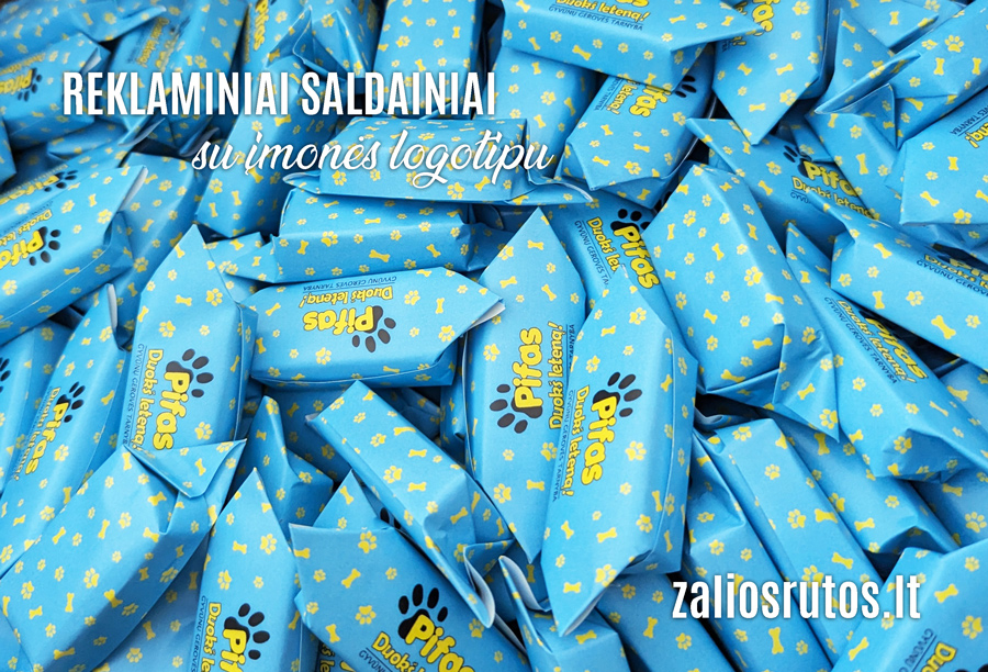 reklaminiai saldainiai su logo 100